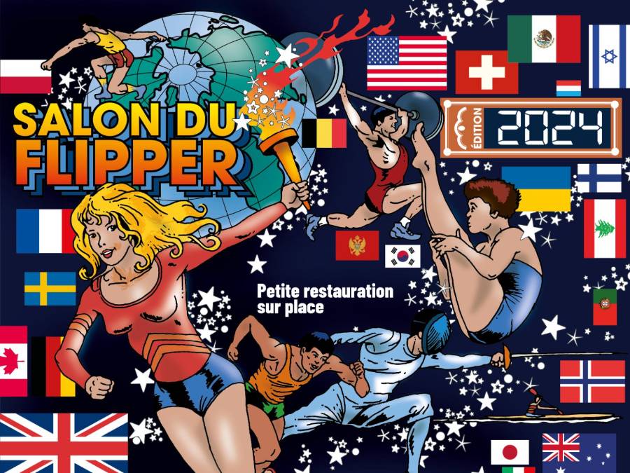 Affiche Salon du Flipper Essey les Nancy 2024