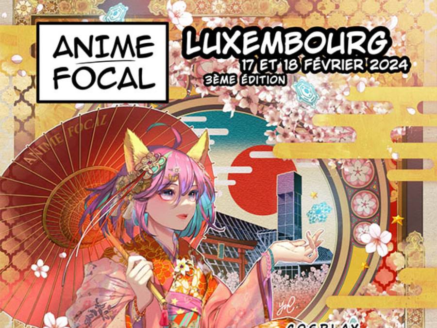 Affiche Anime Focal Expo Luxembourg 2024
