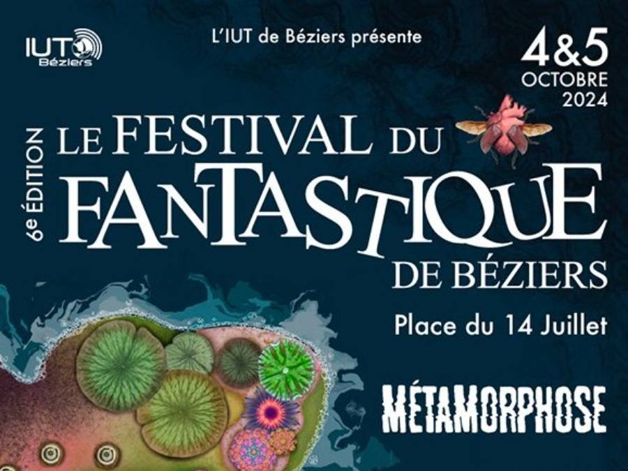 Affiche Festival Du Fantastique Béziers 2024