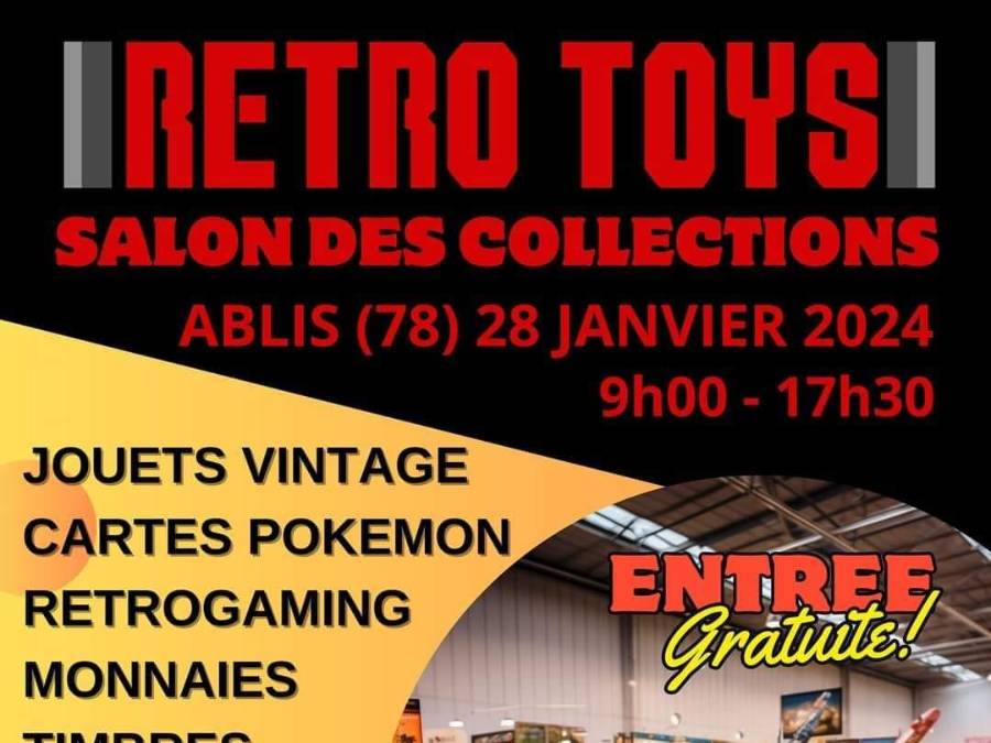 Affiche Retro Toys et Salon Collections