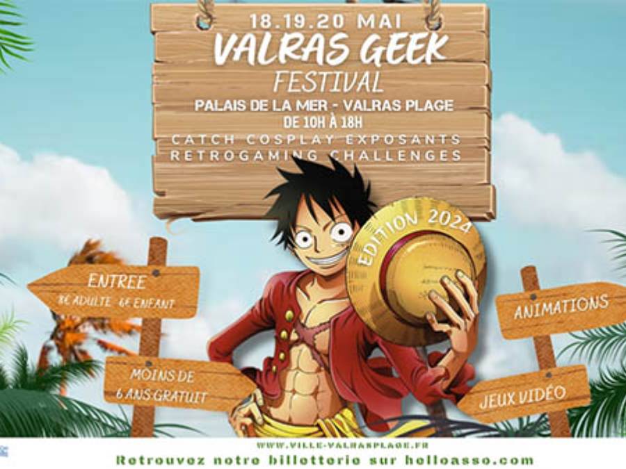 Affiche Valras Geek Festival 2024