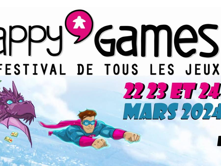 Affiche Happy'Games Mulhouse 2024
