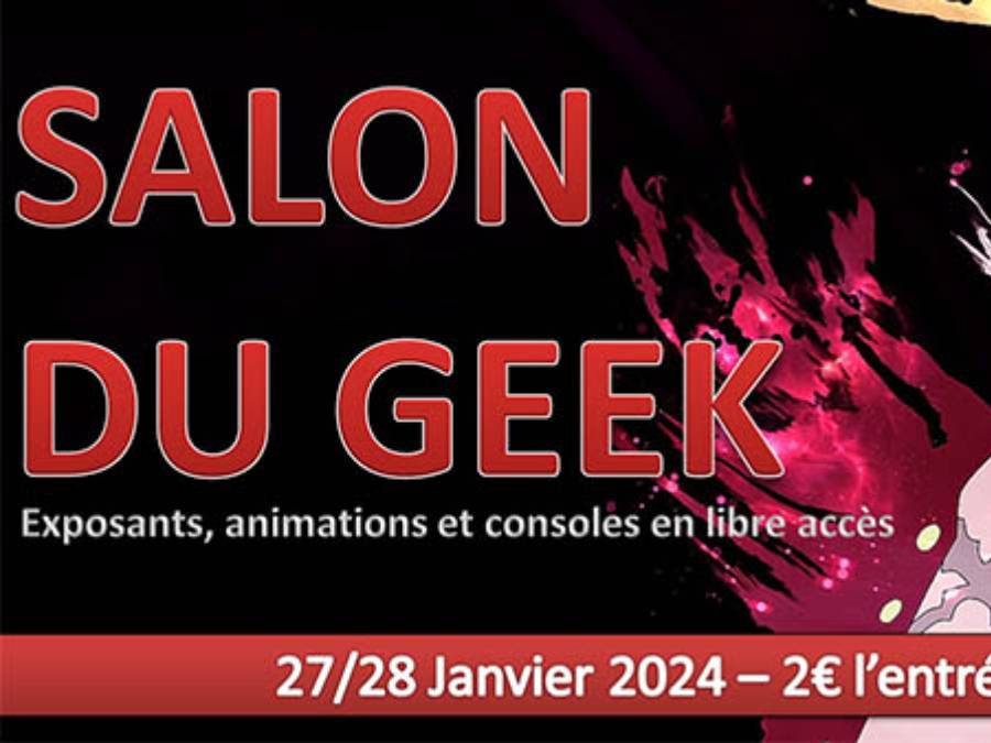 Affiche Salon du Geek 2024