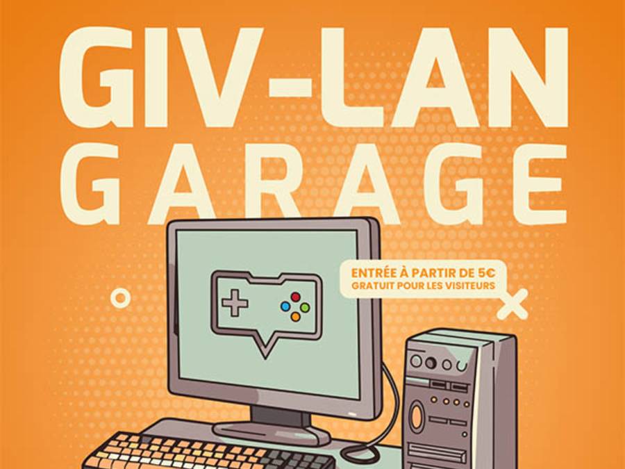 Affiche LAN-PARTY Garage
