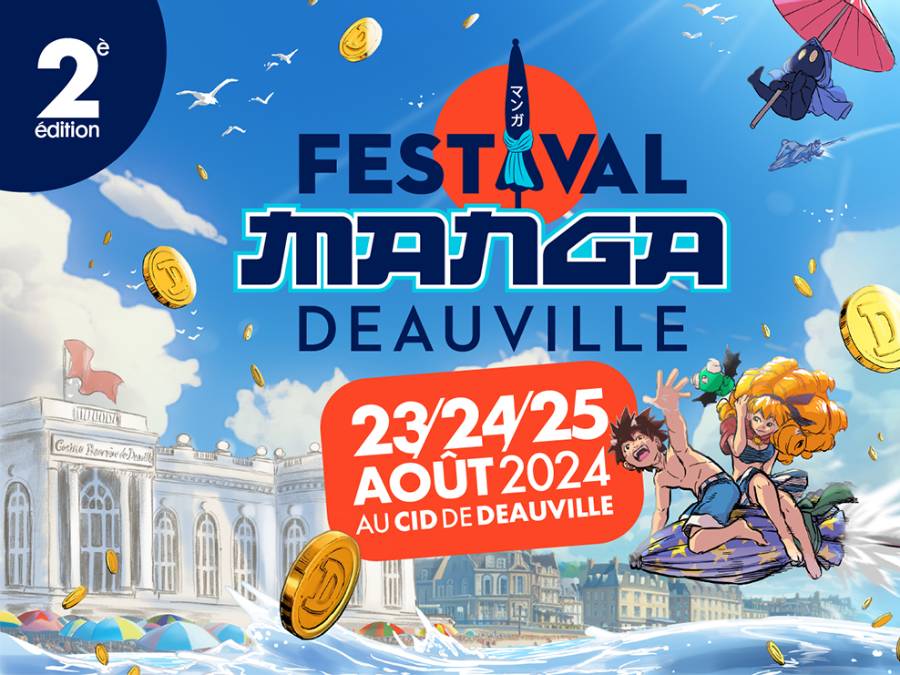 Affiche Festival Manga Deauville 2024
