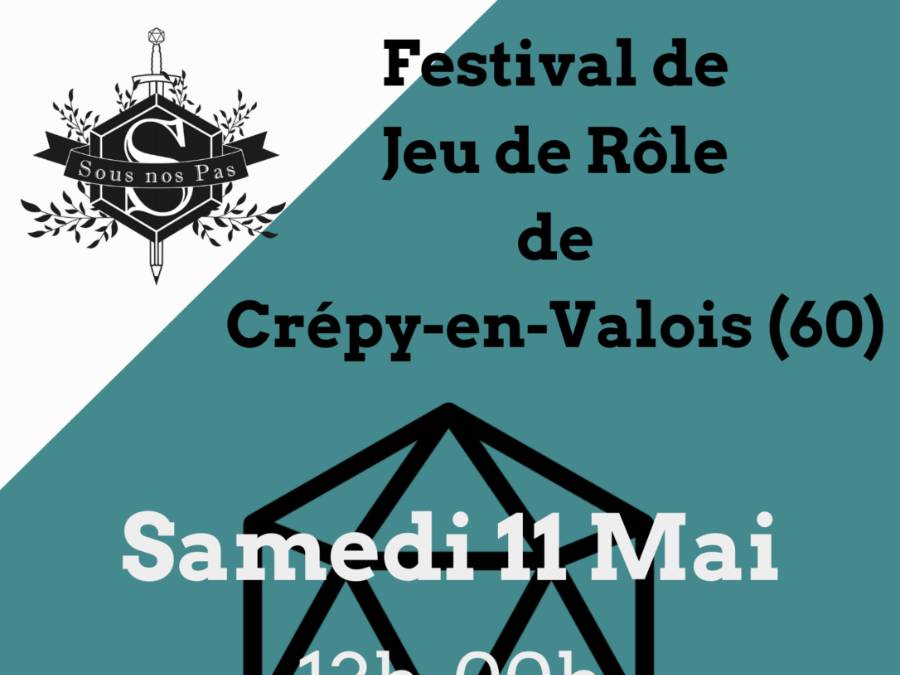 Affiche Festival du Jeu de Rôle de Crepy-en-Valois
