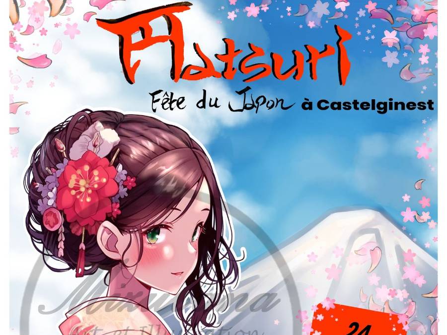 Affiche Matsuri Fête du Japon Affiche Matsuri Fête du Japon