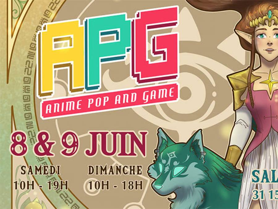 Affiche Anime Pop and Game - APG 2024