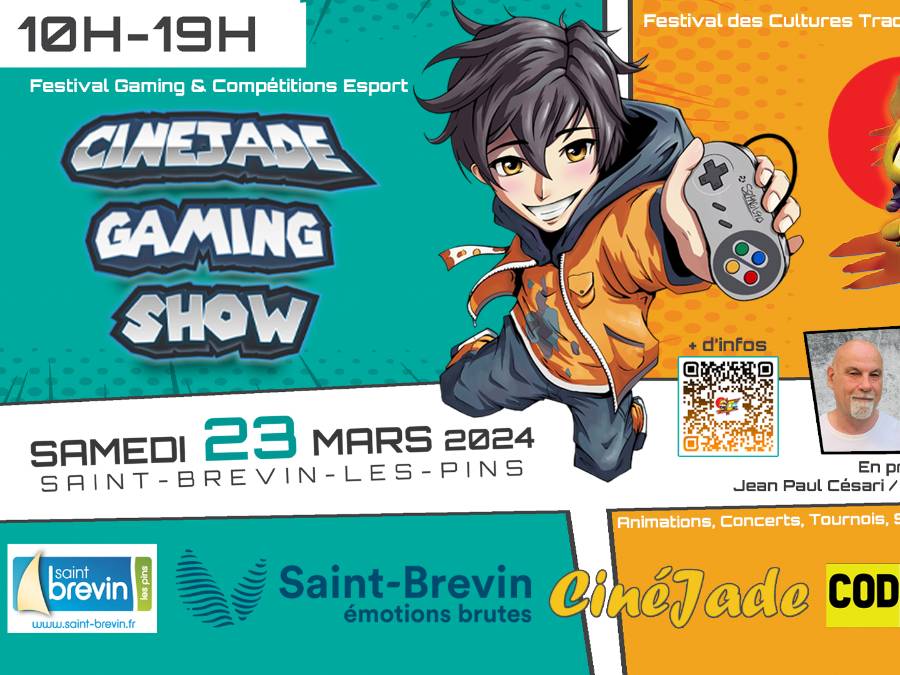 Affiche Moshi Moshi Festival + Cinéjade Gaming Show