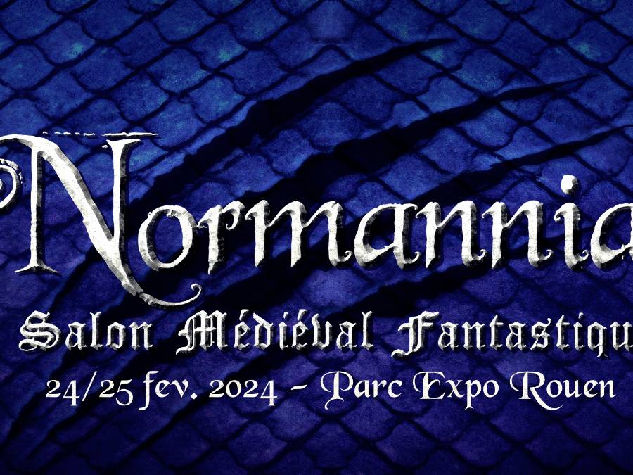 Affiche Normannia 2024 - sixième édition du Salon Médiéval Fantastique