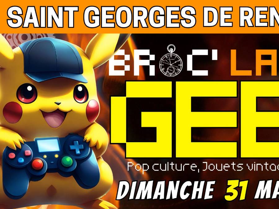 Affiche Broc'land Geek 2024 de Saint-Georges-de-Reneins