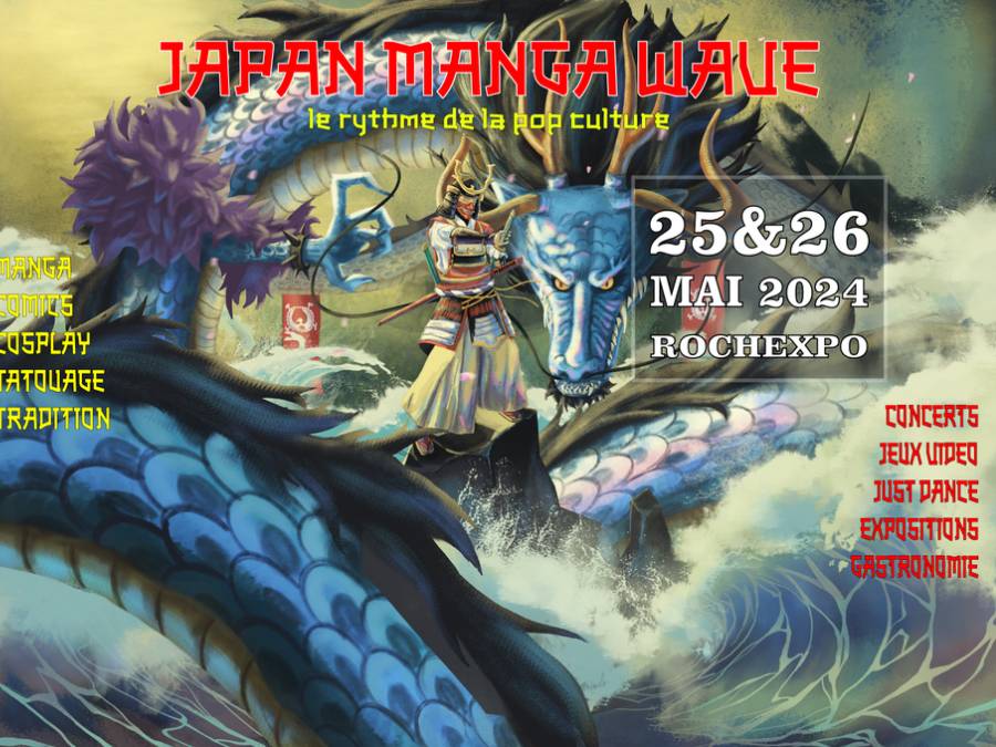 Affiche Japan Manga Wave 2024 Affiche Japan Manga Wave 2024
