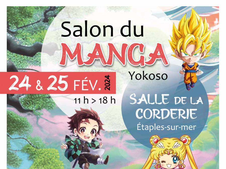 Affiche Salon du Manga Etaples-sur-Mer Affiche Salon du Manga Etaples-sur-Mer
