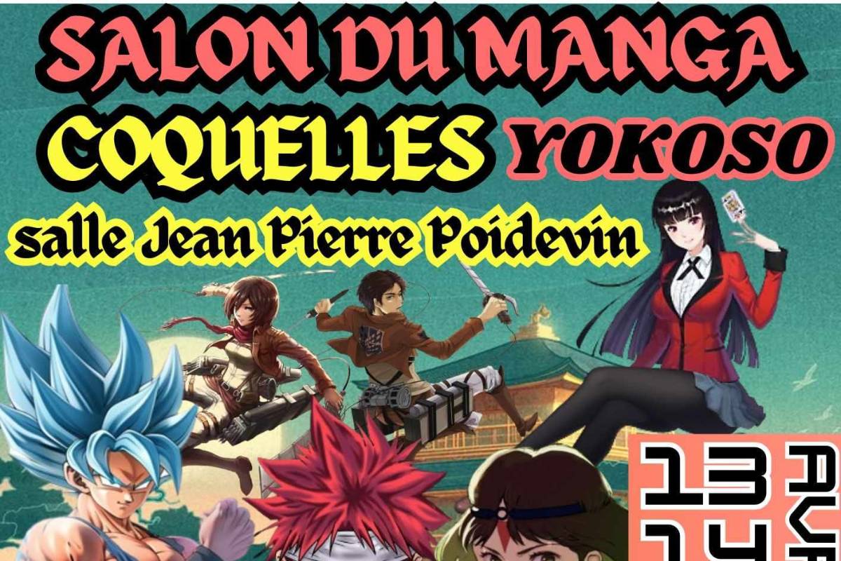 Affiche Salon du Manga de Coquelles Affiche Salon du Manga de Coquelles