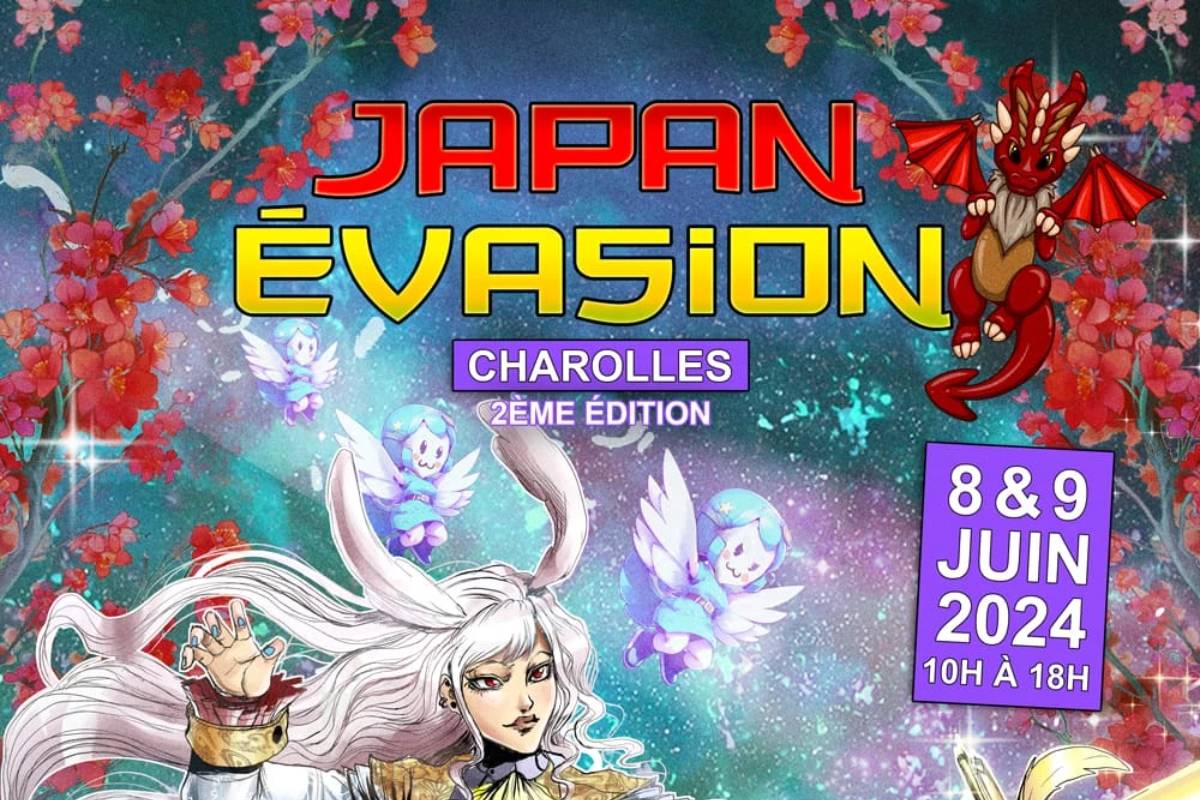 Affiche Japan Evasion Charolles 2024 Affiche Japan Evasion Charolles 2024