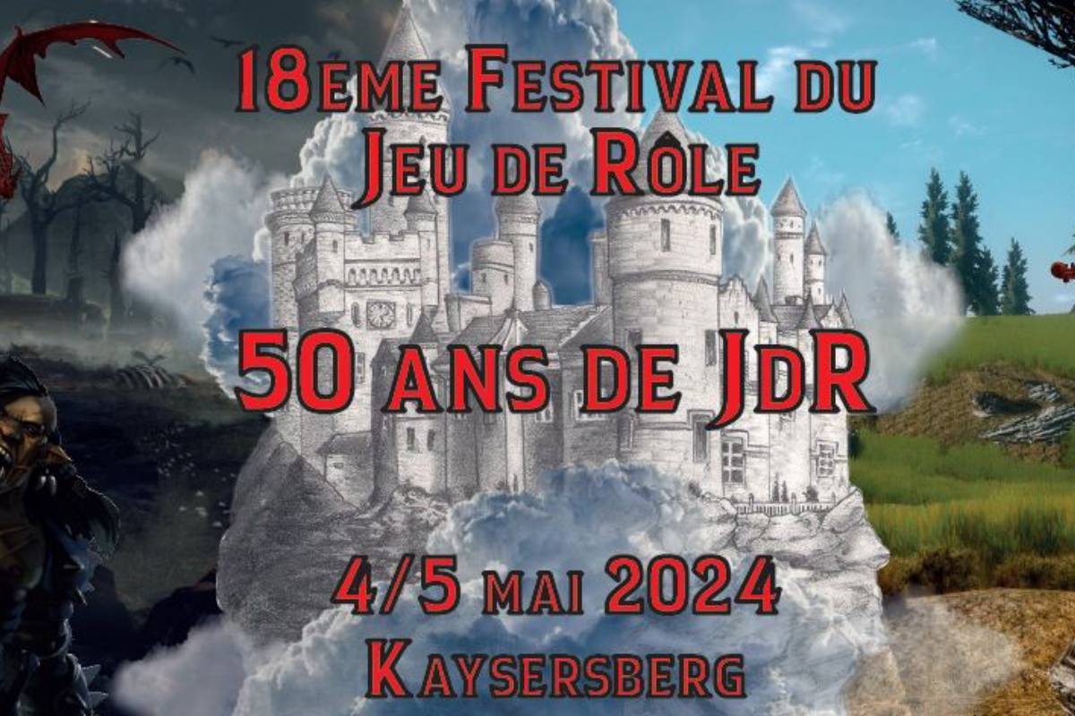 Affiche Festival du Jeu de Rôle 2024