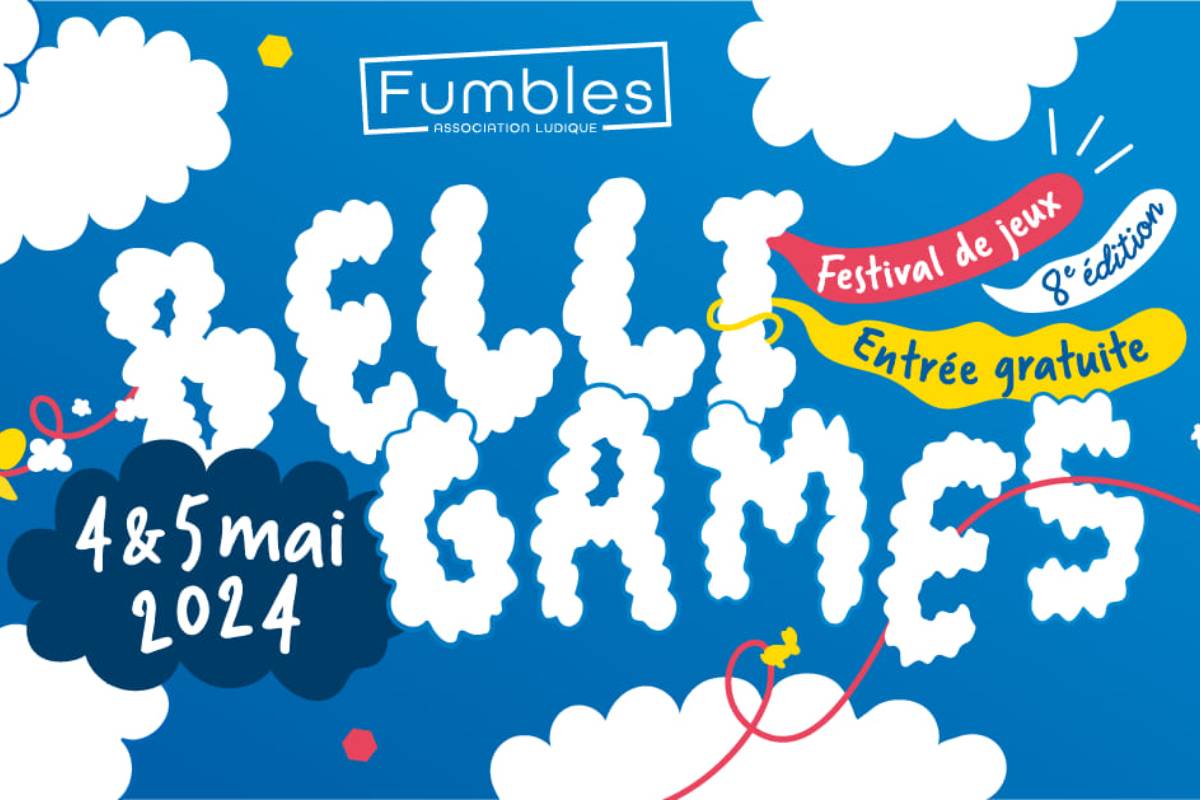 Affiche Festival du jeu Belligames 2024