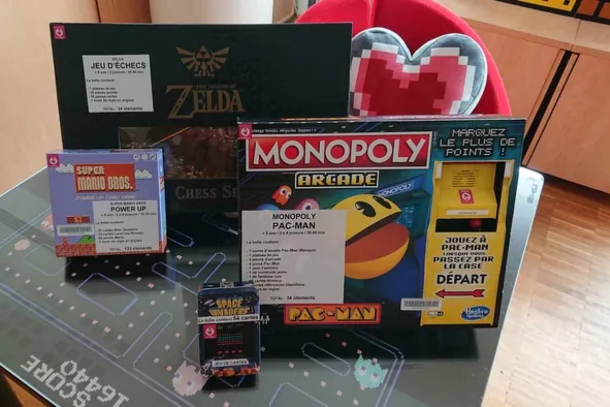 Affiche Jeux de société rétrogaming Affiche Jeux de société rétrogaming
