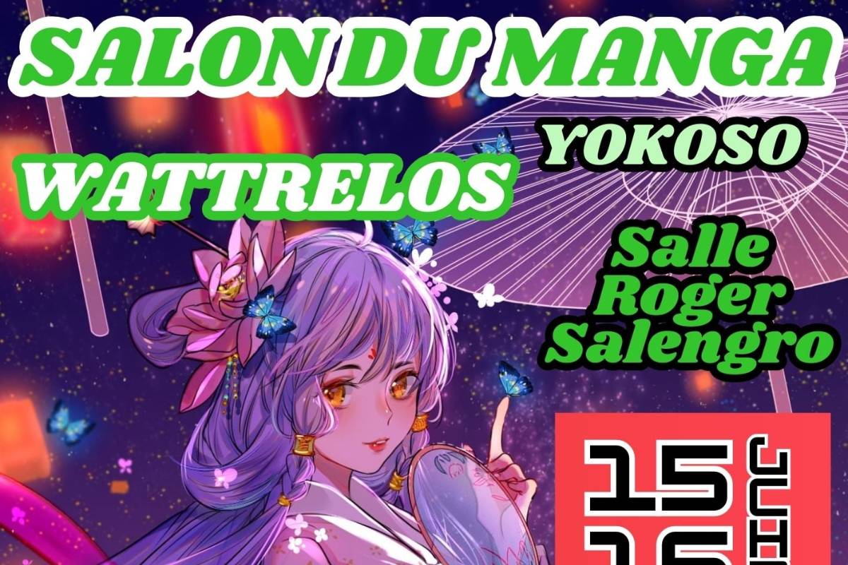 Affiche Salon du Manga de Wattrelos 2024