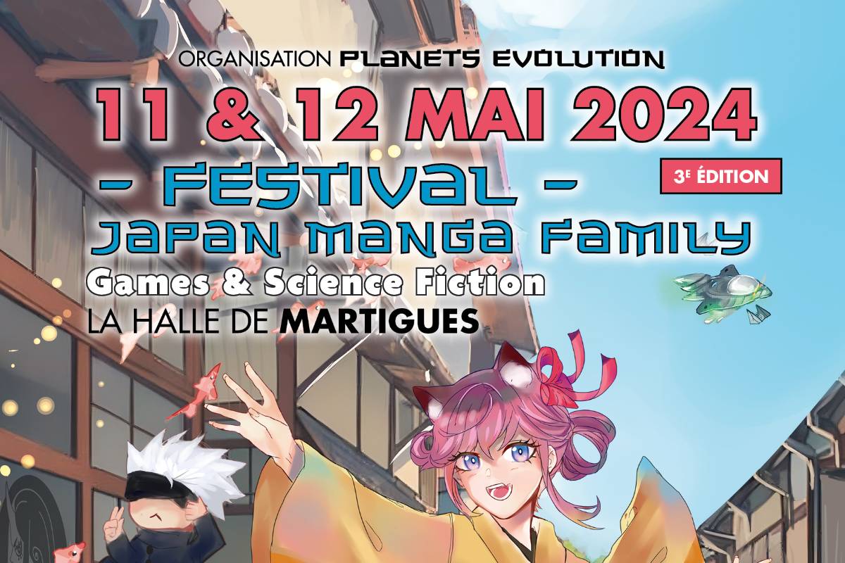 Affiche Festival Japan Manga Family Martigues 2024