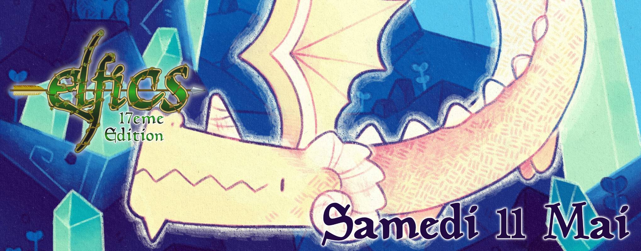 Affiche Elfics 2024 - 17ème édition du festival médiéval