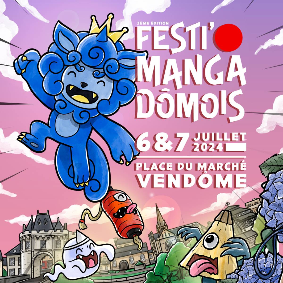 Affiche Festi'Manga Dômois 2024