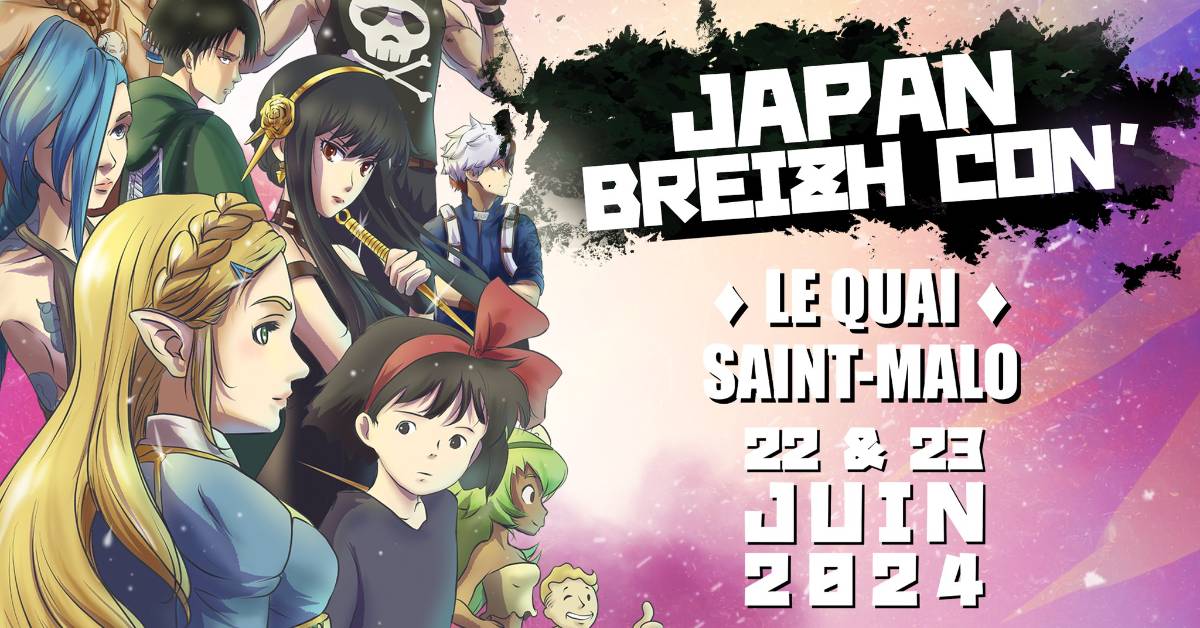 Affiche Saint-Malo Japan Breizh Con' 2024