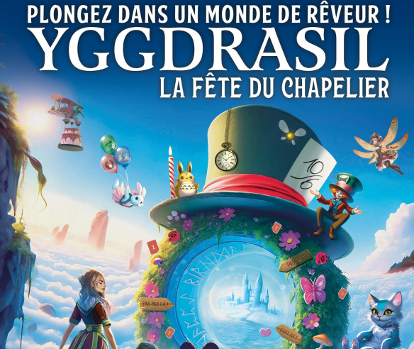 Affiche Yggdrasil - La Fête du Chapelier 2024 Affiche Yggdrasil - La Fête du Chapelier 2024