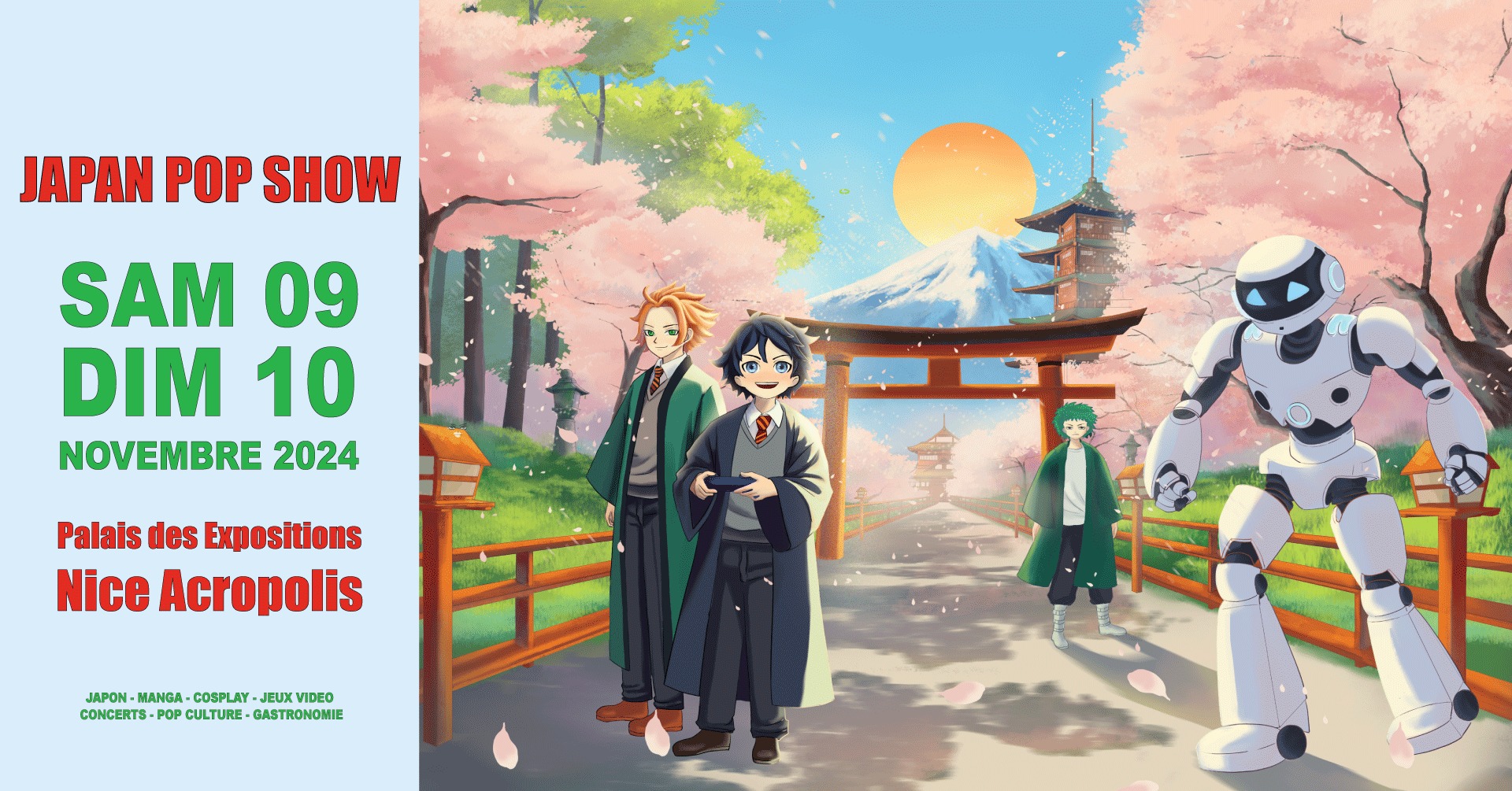Affiche Nice Japan Pop Show 2024 Affiche Nice Japan Pop Show 2024