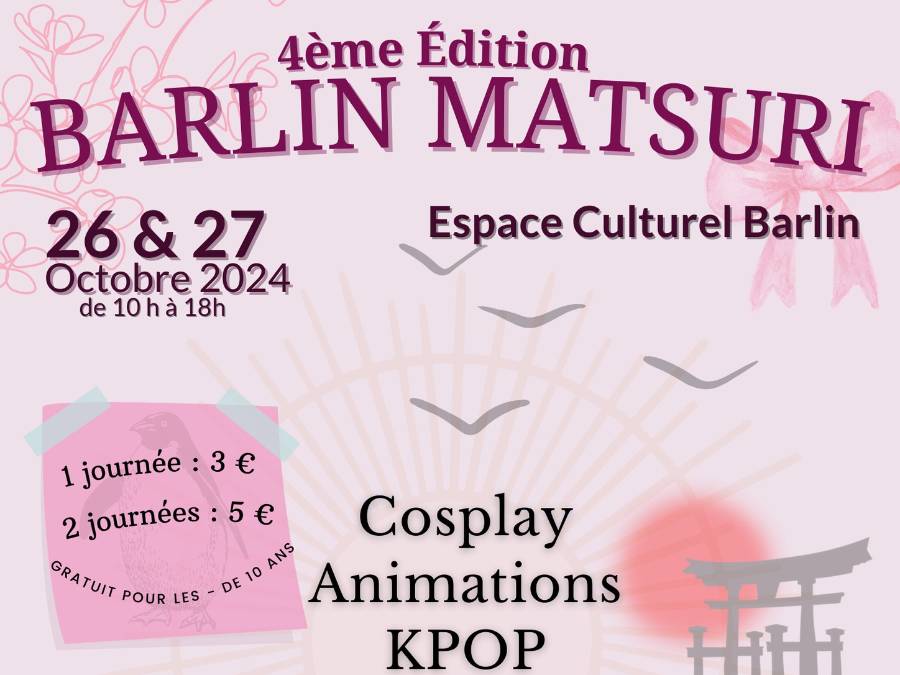 Affiche Barlin Matsuri 2024