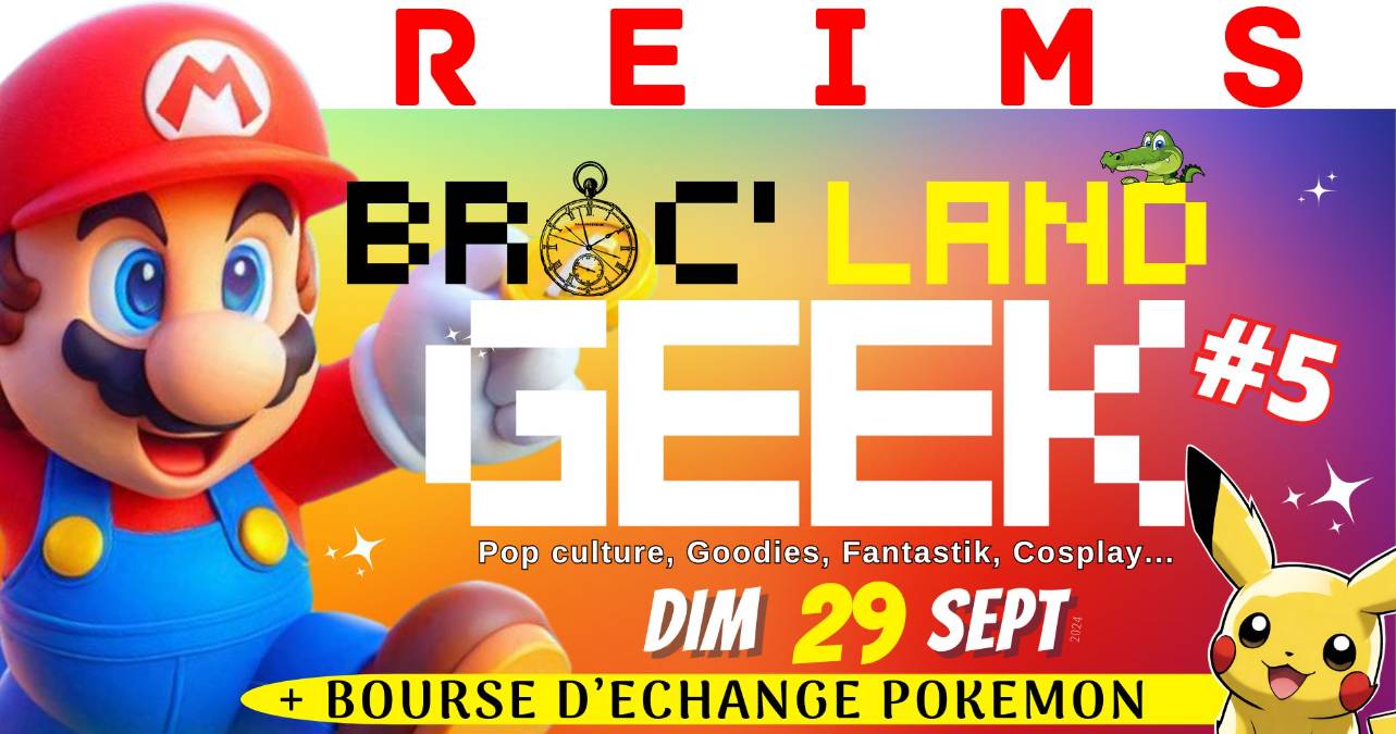 Affiche Broc'Land Geek Reims 2024