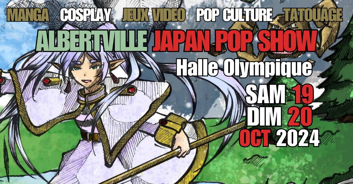 Affiche Albertville Japan Pop Show 2024