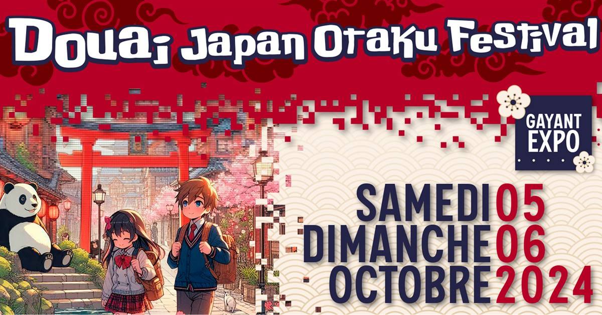 Affiche Douai Japan Otaku Festival Affiche Douai Japan Otaku Festival