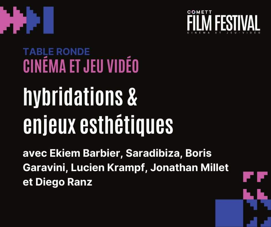 Affiche Table Ronde Cinéma et Jeu Vidéo Affiche Table Ronde Cinéma et Jeu Vidéo