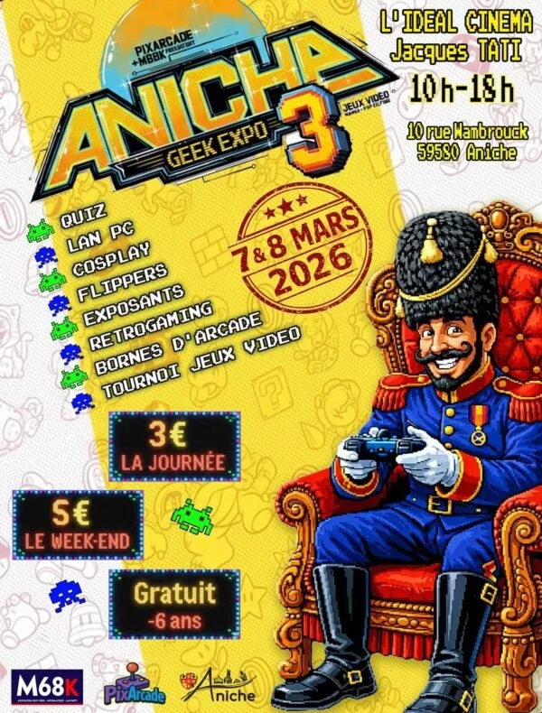 Affiche Aniche Geek Expo 2026