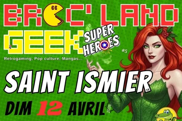 Affiche Broc'land Geek de Saint-Ismier 2026