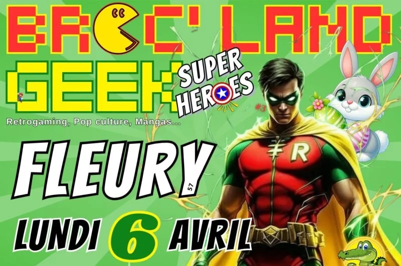 Affiche Broc'land Geek de Fleury 2026