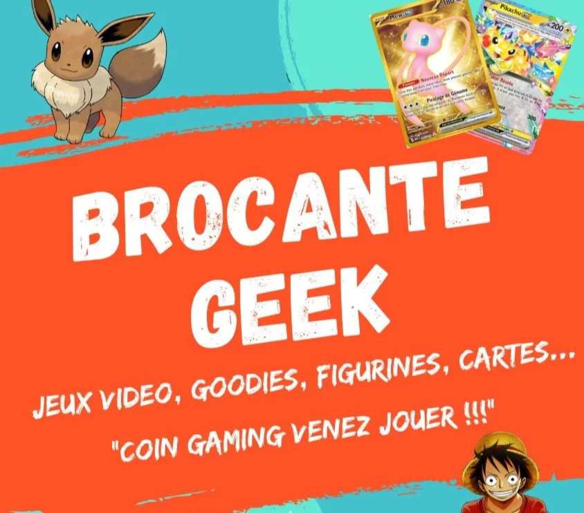 Affiche Brocante Geek Capbreton