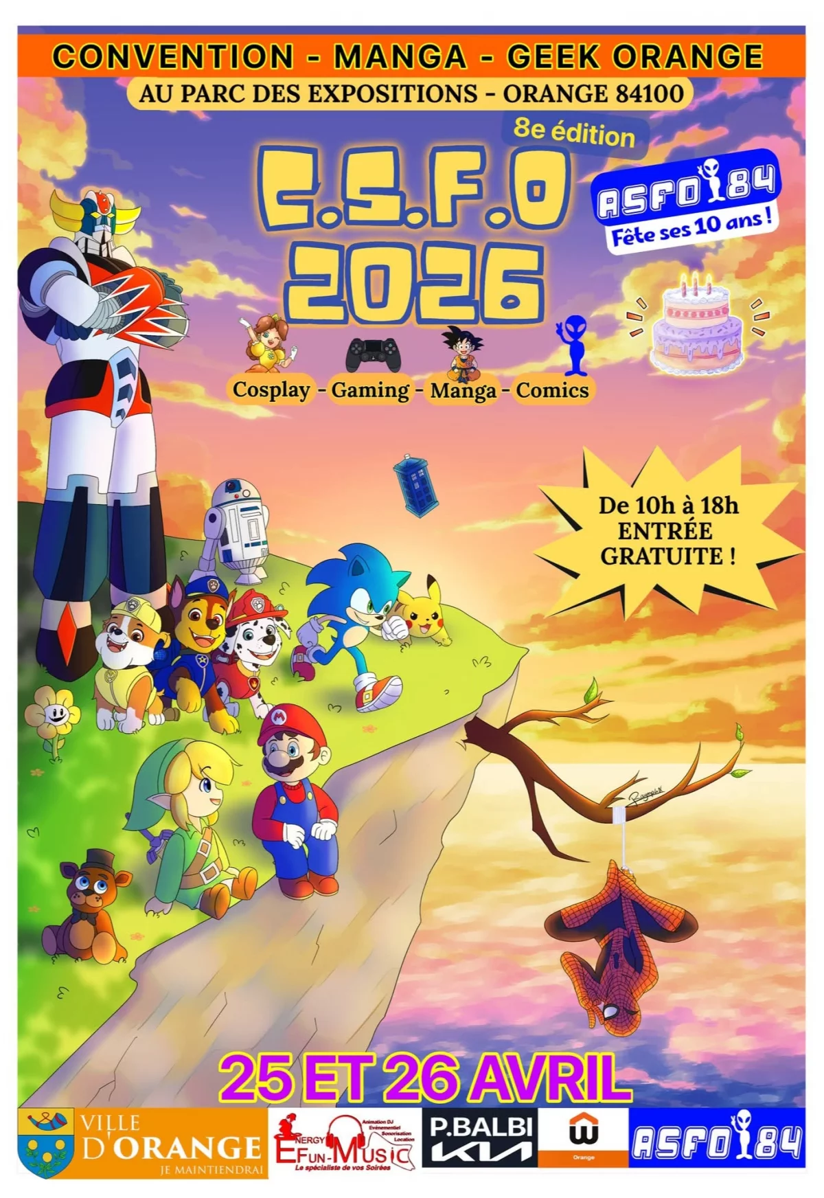 C.S.F.O - Convention Science-Fiction Orange 2026