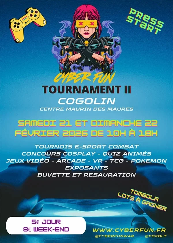 Affiche Cyber Fun Tournament 2026