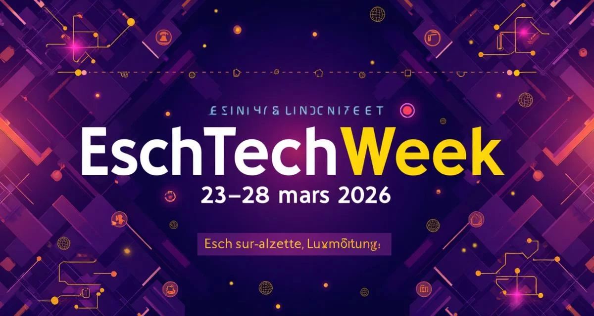 Affiche Esch Tech Week 2026
