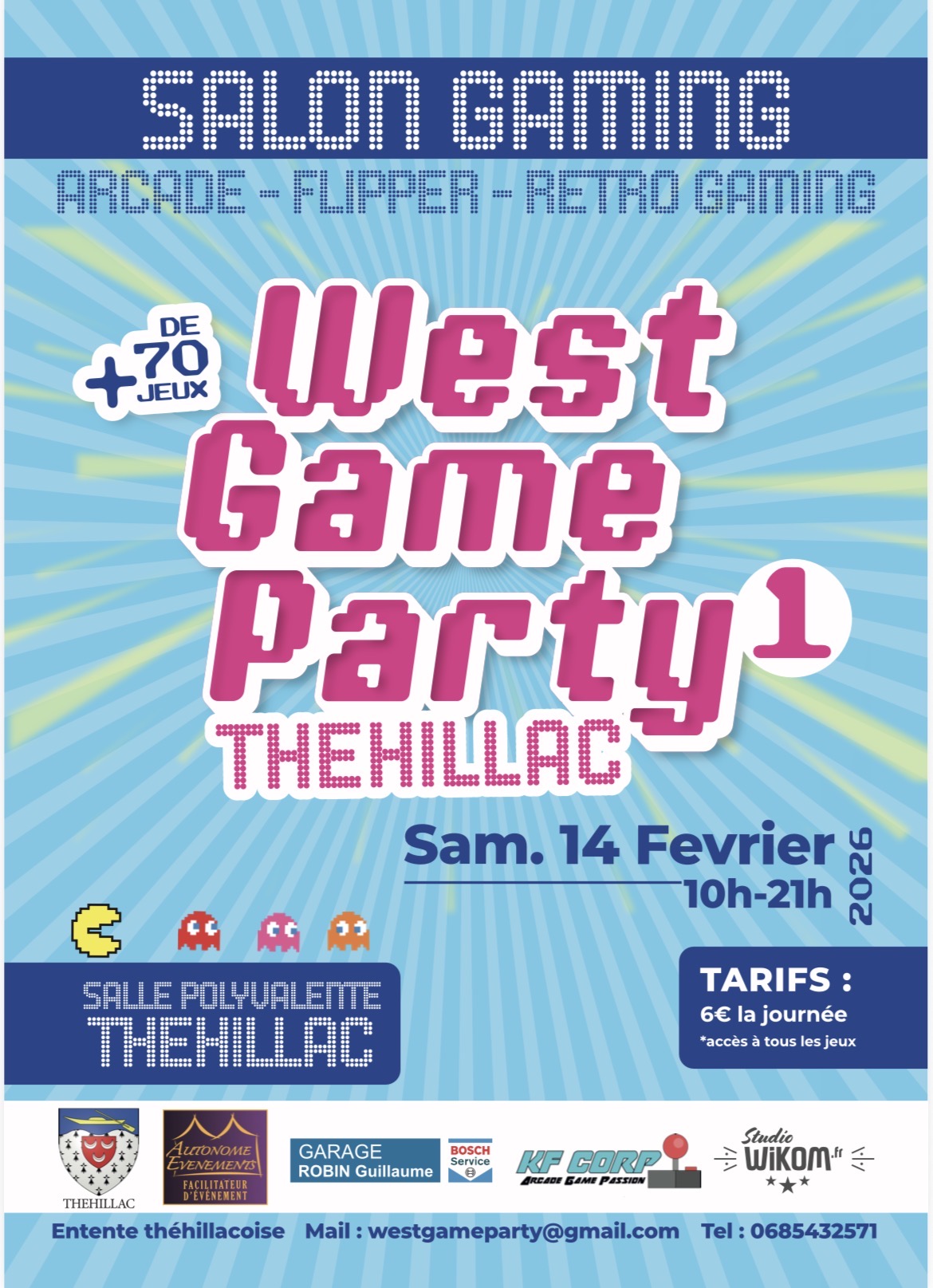 Affiche West Game Party 2026
