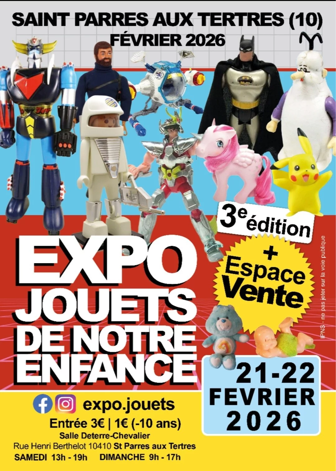Affiche Exposition des jouets de notre enfance 2026