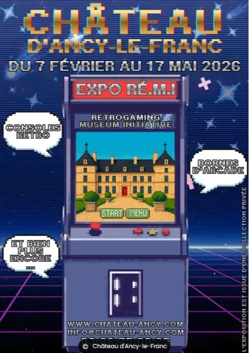 Affiche Exposition RÉ.M.I. - Retrogaming Museum Initiative 2026