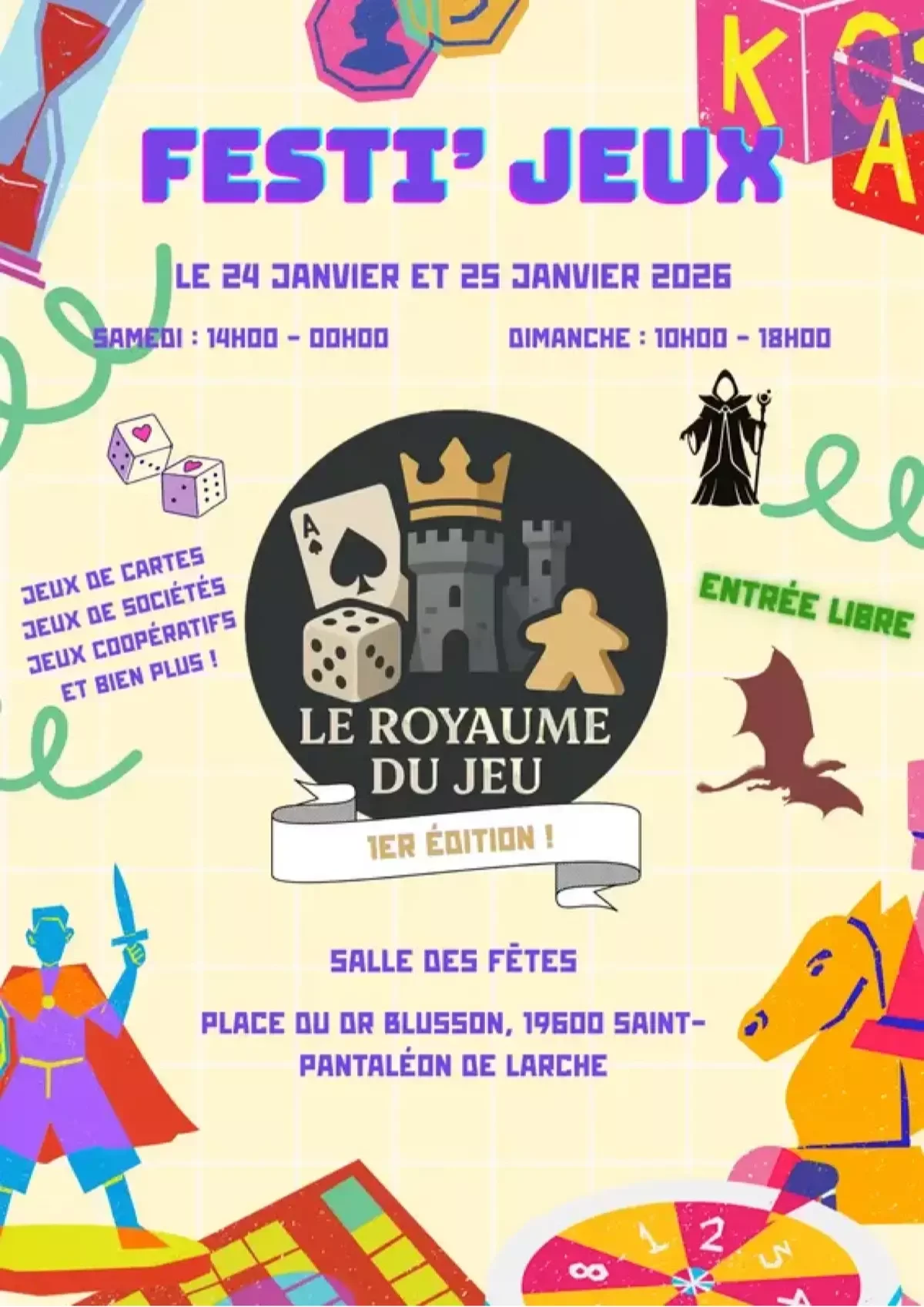 Affiche Festi' jeux 2026