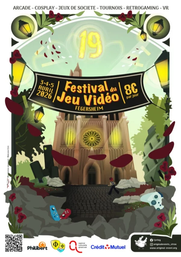 Affiche Festival du Jeu Vidéo 2026