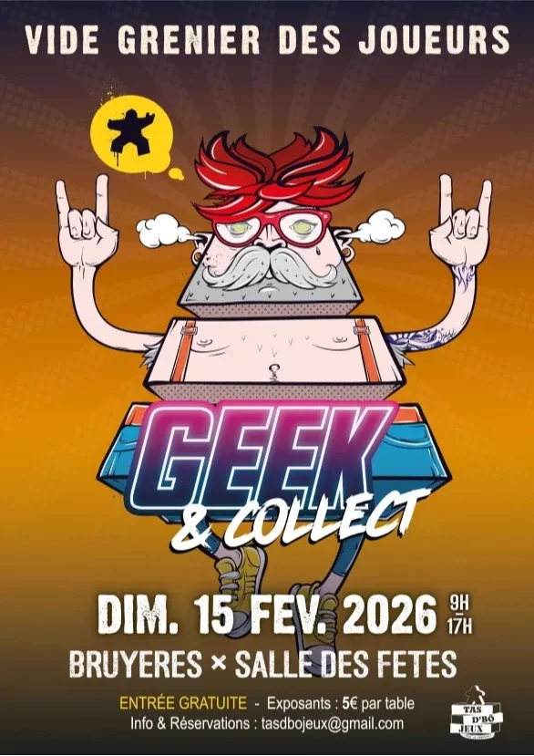 Affiche Geek & Collect - Le vide grenier des Joueurs 2026
