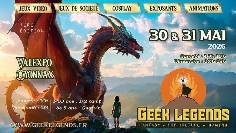 Affiche Geek Legends Oyonnax