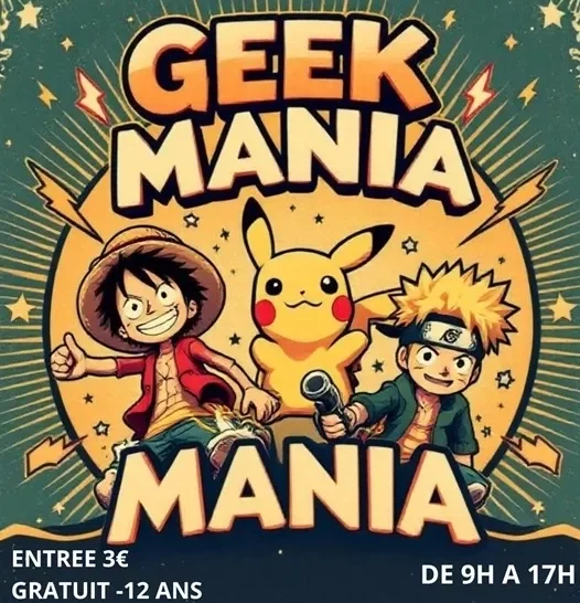 Affiche Geek Mania Bletterans
