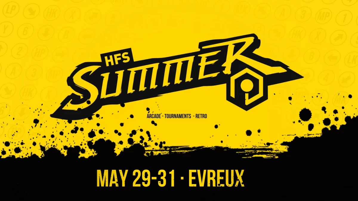 Affiche HFS Summer - 12ème édition des rencontres arcade et rétrogaming 2026